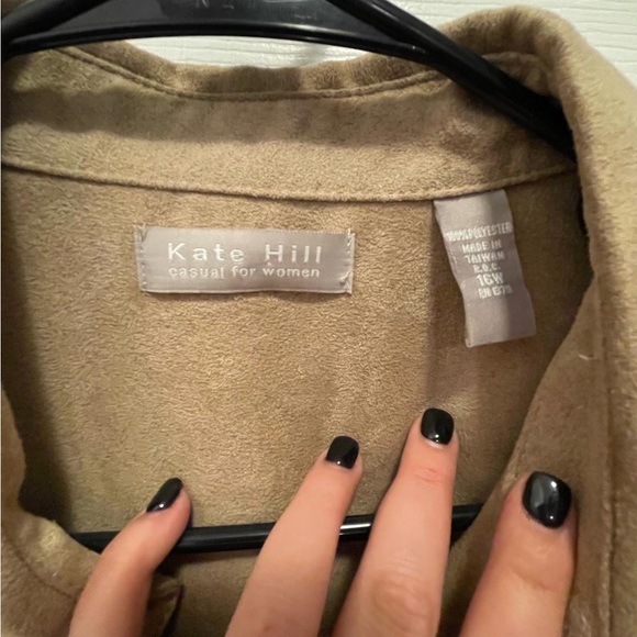 Suede button up - Picture 2 of 2